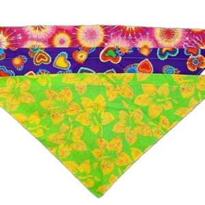 Large Dog Collar Summer Cotton Bandanas Set of 3